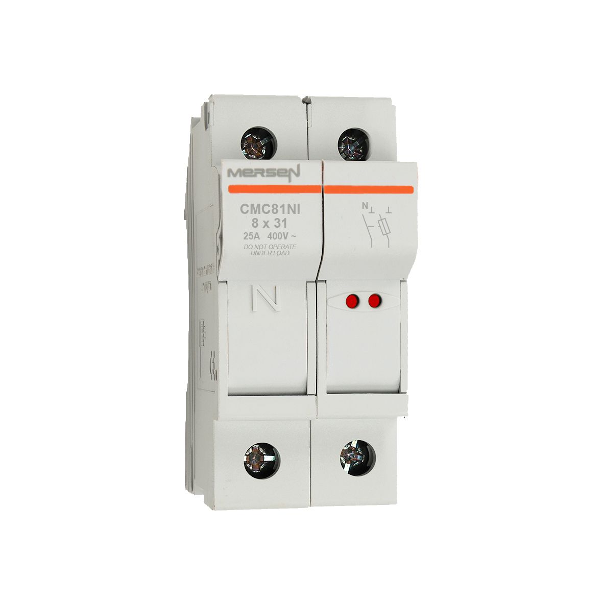 R1062684 - CMC8 modular fuse holder,IEC,1P+N,indicator light,8x32,DIN rail mounting,IP20